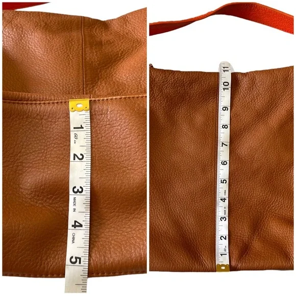 Tory Burch Brown and Orange Hobo Bag - Picture 6 of 8